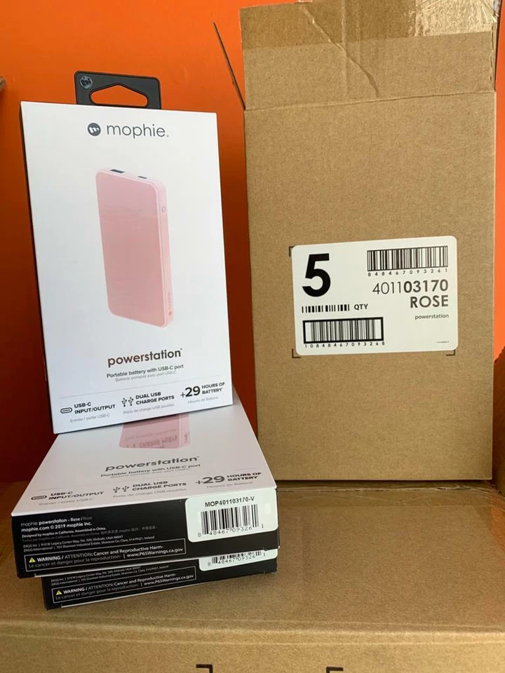 MOPHIE Powerstation Banco de alimentación 8000 mAh USB C Entrada/Salida Doble Carga USB  Foto 1 de 3