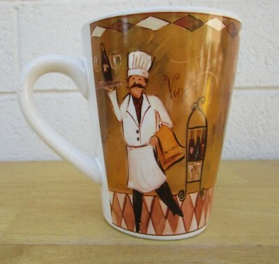 Taza de café "Vino Chef" de gres, patrón ONEIDA "CHEF CAPADES", Jennifer Sosik Foto 1 de 4