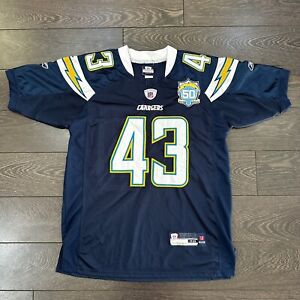Reebok Darren Sproles San Diego Chargers Jersey NFL 50th Anniversary Size 48
