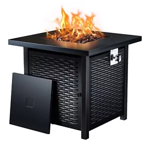 Ciays 28 Inch Propane Fire Pit CSA-Listed Outdoor Fire Pit Table, 50,000 BTU ... - Picture 1 of 6