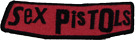 Sex Pistols Standard Logo 9 cm Iron On Arm Patch