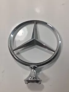 VINTAGE MERCEDES BENZ CAR HOOD EMBLEM / UNSURE OF EXACT MAKE SEE PICS LOOKS NICE - Picture 1 of 7