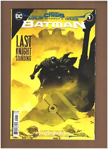 Dark Crisis: Worlds Without a Justice League - Batman #1 DC Comics 2023 casi nuevo 9,4 - Imagen 1 de 4