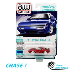 CHASE ！Auto World 1:64 1988 Chrysler Conquest TSi (Bright Blue Metallic) - Picture 1 of 2