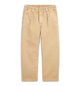 Polo Ralph Lauren Boys Cotton Chino Drawstring Pant Little Kid Khaki Size 7 New - Picture 1 of 6