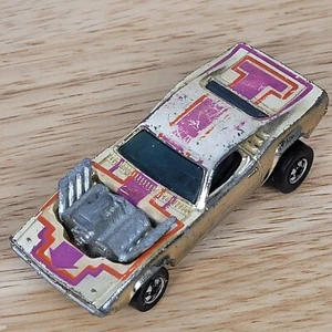 Hot Wheels 1970 Gold Chrome Pink Rodger Dodger Blackwall Tires Hong Kong - Picture 1 of 12