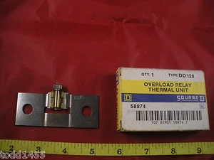 Square D DD128 Relè Sovraccarico Unità Termica Elemento Riscaldatore DD 128 Nos Nuovo - Foto 1 di 2