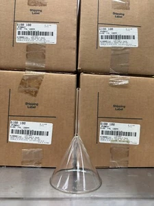CORNINGPyrex geriffelter Trichter mit kurzem Schaft, 100 mm Durchmesser #6180-100 6er Pack! - Bild 1 von 3