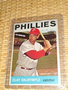 1964 Topps #191 - Clay Dalrymple - Philadelphia Phillies original authentic - Picture 1 of 2