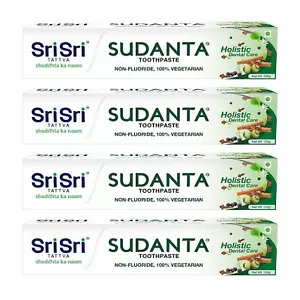 4XSri Sri Tattva Sudanta Ayurvedic Herbal Toothpaste All Natural, Fluoride Free - Picture 1 of 8