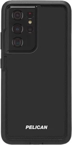 PELICAN - VOYAGER Series - Case for Samsung Galaxy S21 Ultra Voyager - Black - Picture 1 of 5