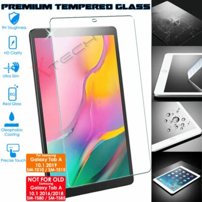 TEMPERED GLASS Screen Protector for Samsung Galaxy Tab A 10.1" 2019 (SM-T510) - Image 1 of 4