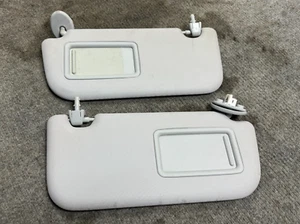 TOYOTA PRIUS PRIME 17-18 OEM FRONT LEFT & RIGHT SUN VISOR W/ MIRROR SET 113K - Picture 1 of 9
