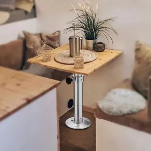 Pedestal Ajustable Mesa Base Mesa Pata Mesa Pedestal Soporte Ajuste RV Barco Marino - Imagen 1 de 15