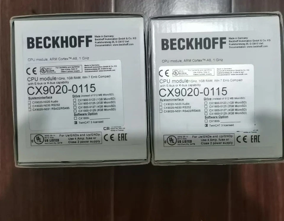 1PC Beckhoff CX9020-0115 PLC Module CX90200115 In Box Brand new Free shipping - Image 1 of 4