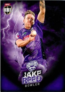 2017 2018 HOBART HURRICANES BBL Cricket Card JAKE REED - Imagen 1 de 2