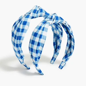 Dima J Crew Gingham Mommy & Me Nudo Azurita Pulida Blanco y Azul Algodón - Imagen 1 de 1