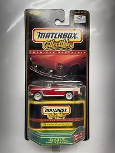 Chevy 1955 convertible edición limitada Matchbox Nostalgia Premier Collection nuevo en caja - Imagen 1 de 9