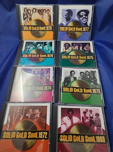 8 CD Lot Solid Gold Soul CD 1969, 1972-1978 Slave, Rose Royce - Foto 1 di 3