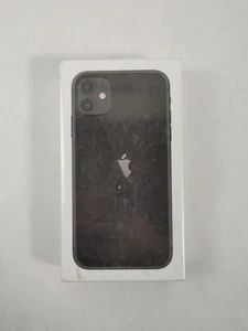New Apple iPhone 11 A2111 64 GB iOS 13 Black Locked to Cricket Smartphone - Picture 1 of 6