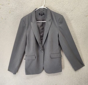 John Meyer Collection Damen Sakko 12 Grau 100% Polyester Classic Fit Blazer - Bild 1 von 21