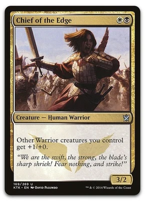 Chief of the Edge #169 (LP) Khans of Tarkir KTK Magic MTG - Image 1 of 2