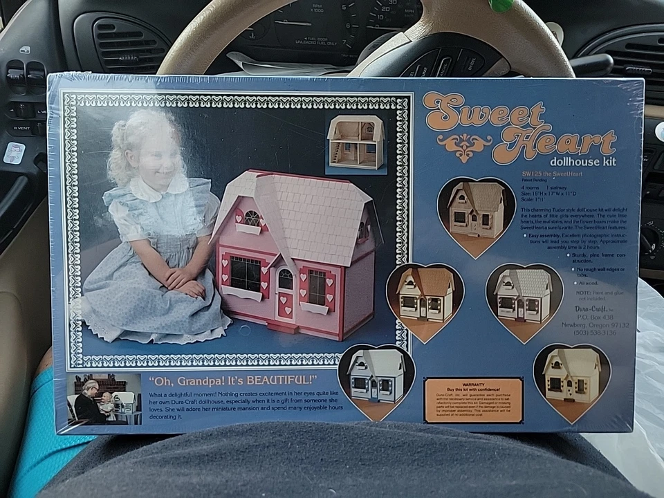 Kit de madera para casa de muñecas Dura-Craft Sweet Heart 1985 vintage marca SW125 NUEVO EN CAJA  Foto 1 de 1