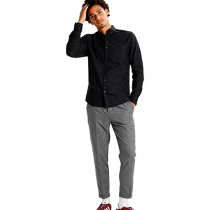 Kiomi Herren Hose grau meliert M W33 scharfes Bein Wolle Midlife - Bild 1 von 15