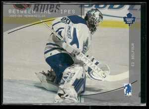 2003-04 Be a Player Memorabilia Ed Belfour #117 Toronto Maple Leafs - Picture 1 of 2