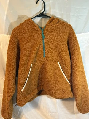 Wild Fable - Chaqueta Sherpa Anorak Mujer Media Cremallera - Color Óxido - Talla M Foto 1 de 4