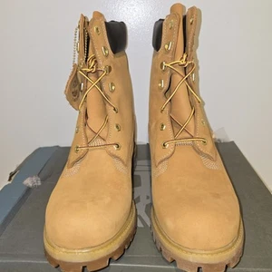 TIMBERLAND 8" NUBUCK SOFT TOE BOOTS INSULATED SZ 8.5 M BRAND NEW NO BOX - Picture 1 of 4