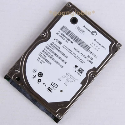 Working Seagate ST960813AS 60 GB 5400 RPM 2.5" SATA 8 MB HDD Hard Disk Drives - Image 1 of 3
