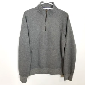 Flint and Tinder 10 Jahre Quarter Zip Sweatshirt Gr. M grau Fleecepullover Y2K  - Bild 1 von 10