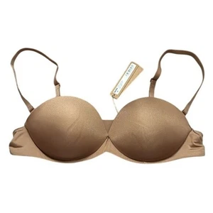 Sujetador push-up sin tirantes Skims 32DDD Ultimate Collection marrón Sienna nuevo con etiquetas precio de venta sugerido por el fabricante 64 USD - Imagen 1 de 7