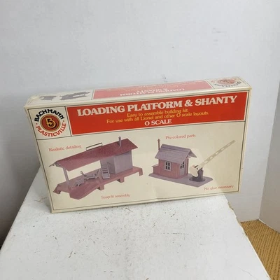 Vintage Bachmann Plasticville O Scale Loading Platform & Shanty 1/48 Train - Image 1 of 4