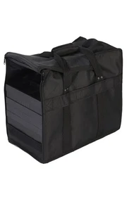 SSWBasics Bandeja de Joyería Negra Estuche de Transporte - 16"L x 9"W x 13”H - Duradero - Imagen 1 de 1