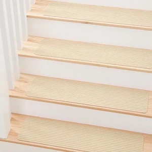 Set mit 7 verbesserten Griff rutschfeste Teppich Treppenstufen 8 x 30" - Bild 1 von 8