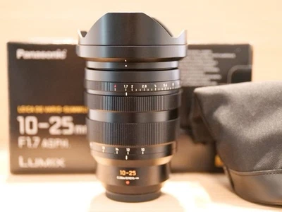 USED Panasonic LEICA DG VARIO-SUMMILUX 10-25mm F1.7 ASPH. H-X1025 Mint Japan - Image 1 of 4