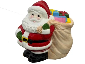 Ceramic Santa Claus Cookie Jar – Festive Holiday Kitchen Decor - Picture 1 of 9