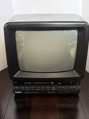 Symphonic 13 TVCR MK II Retro Gaming TV/VCR Combo 13” TV Works VCR Faulty - Image 1 of 4