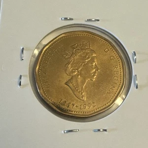 1992 Canada Dollar – 125th Anniversary of Confederation Parliament Hill Loonie - Bild 1 von 2