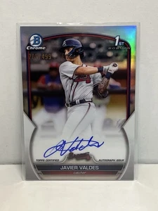 2023 Bowman Chrome - Prospect Autographs Javier Valdes #CPA-JVS Refractor /499  - Bild 1 von 2