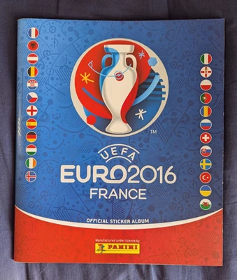 Panini EURO 2016 Sticker Album – Softcover UK Edition – Complete - Excellent Con - Image 1 of 4