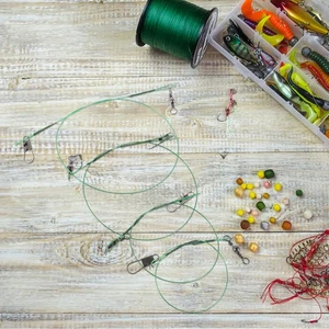 Líneas de pesca profesionales de acero con alambre antimordeduras - Imagen 1 de 12