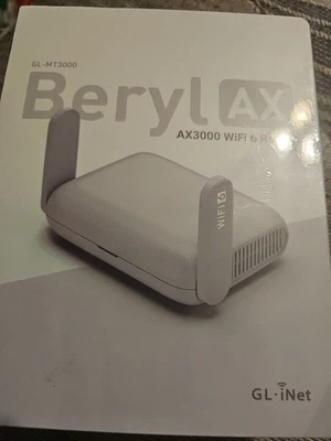GL.iNet GL-MT3000 (Beryl AX) Portable Travel Router, Pocket-Sized Wi-Fi 6 Wir... - Image 1 of 3