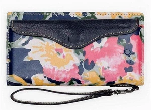 Nueva Cartera Muñequera Patricia Nash Para Mujer Valentia Cuero Secreto Jardín - Imagen 1 de 4