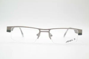 Axel S. AX 752 Grau Grün halbrand Brille Brillengestell eyeglasses Neu - Picture 1 of 6