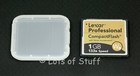 Lexar Media Professional 1GB 133X Speed Wa CompactFlash CF Card Tested With Case