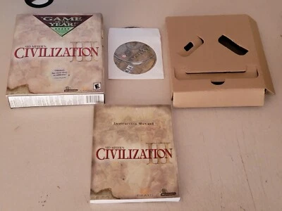 PC Game Civilization III 3 Game of the year Edition * BIG BOX * 100% COMPLETE! - Image 1 of 4