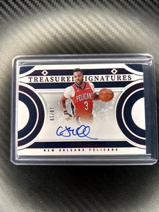 2023-24 Panini National Treasures C.J McCollum Treasured Signatures Auto 10/18 - Picture 1 of 2